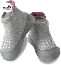 Baby Sock Shoes Toddler Walking Shoes Infant Non-Slip Slippers Soft Rubber Sole