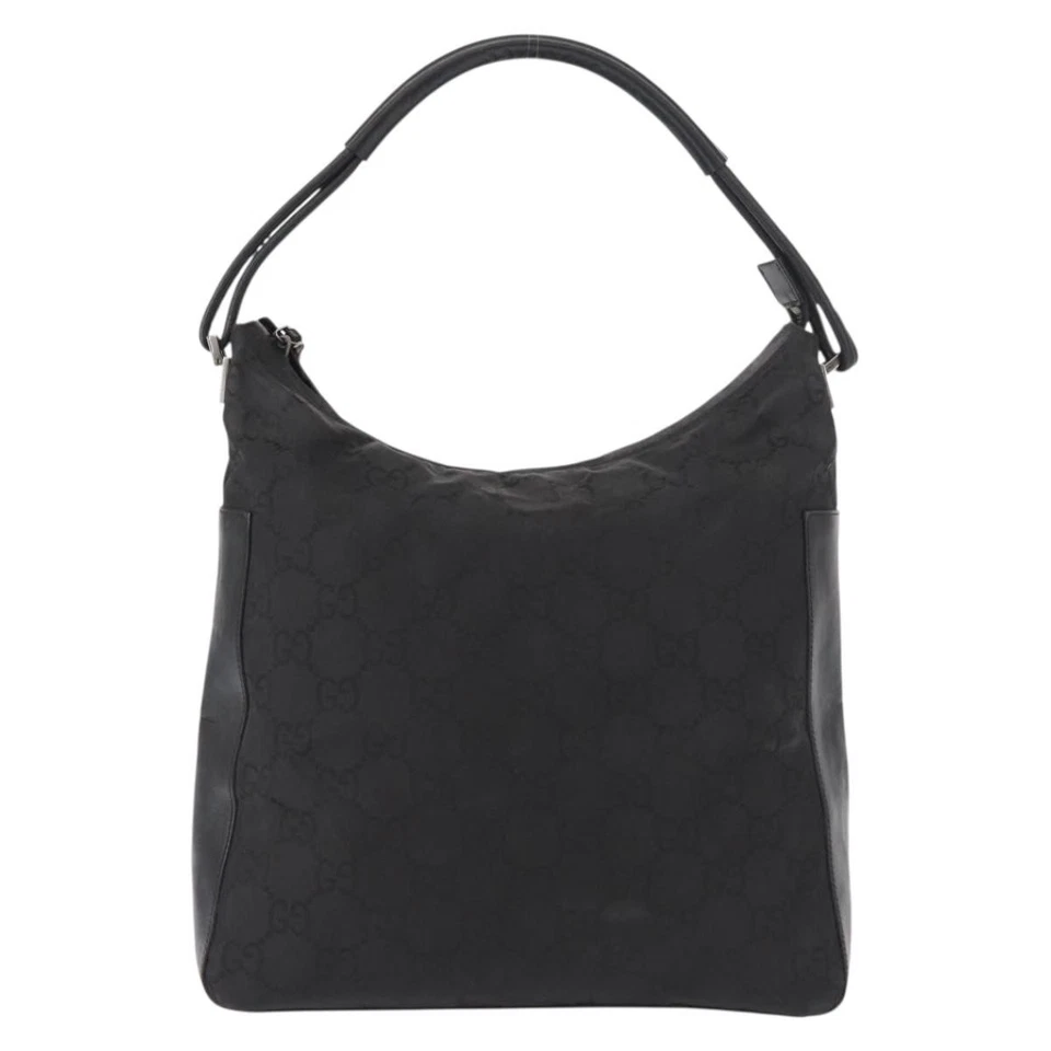 Gucci Vintage Hobo GG Toile et cuir Moyen - Photo 1/4