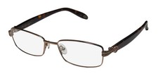 NEW LULU GUINNESS 710 EYEWEAR METAL  PLASTIC 52-17-135 UNISEX FULL-RIM BRN