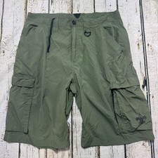 Boy Scouts Shorts Men's M Nylon Green BSA Uniform Hiking Cargo 11" Inseam