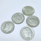 ROOSEVELT SILVER DIMES, LOT OF 5, 90% SILVER FREE SHIPPING #8817