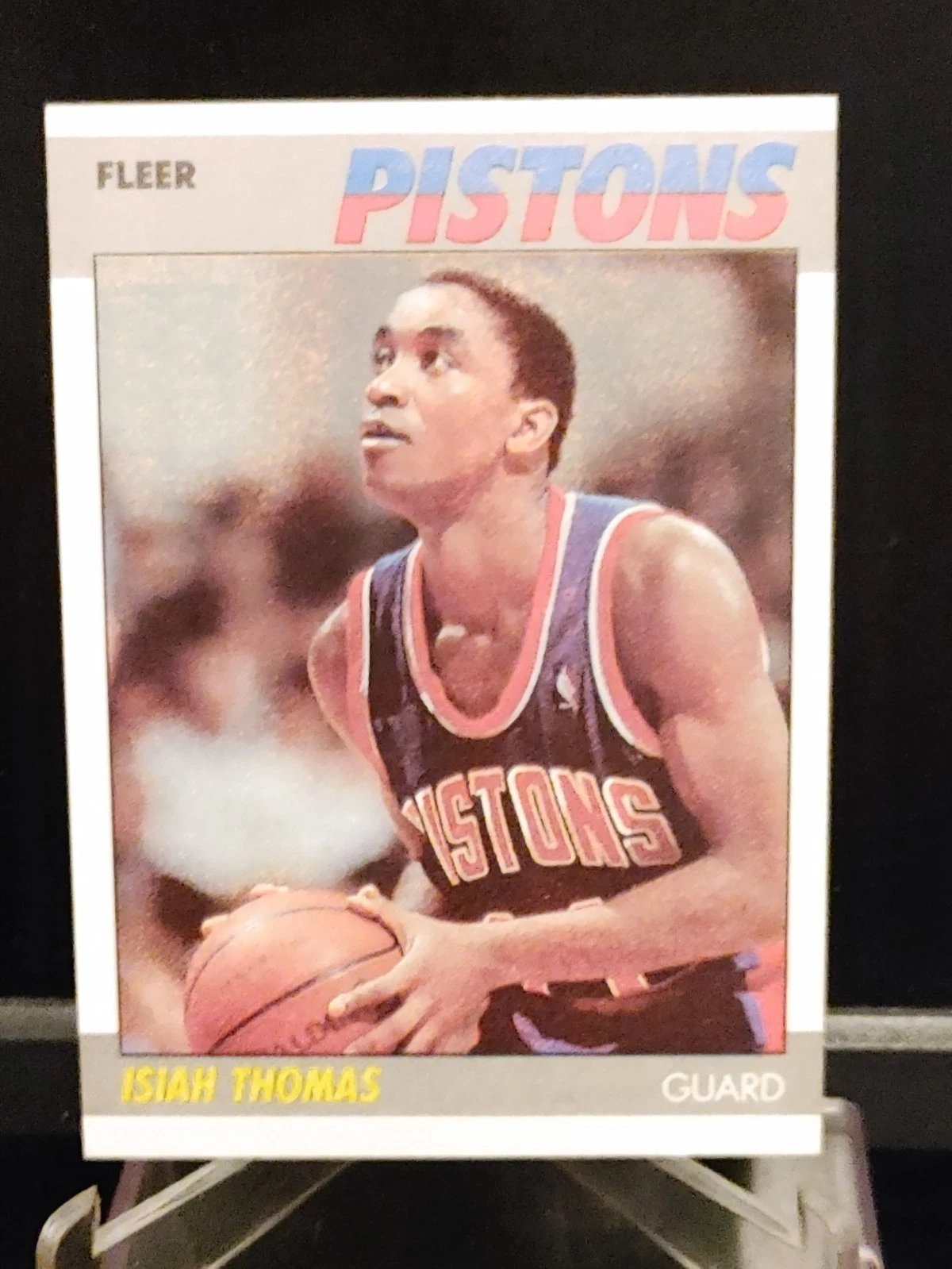 Isiah Thomas 1987-88 Fleer #106 - Detroit Pistons - E
