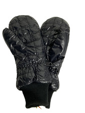 All In Motion Kids Black Puffer Mittens Gloves Size 8-14