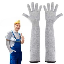 Long Gardening Gloves Scratch Proof Gloves Protect Hands & Arms Gloves 45CM UK
