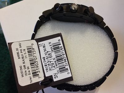 New Authentic Men's GUCCI YA101340 Chronograph Factory