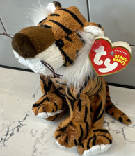 TY Beanie Baby STRIPEY Tiger 2005 Detroit Plush Stuffed Animal Tag