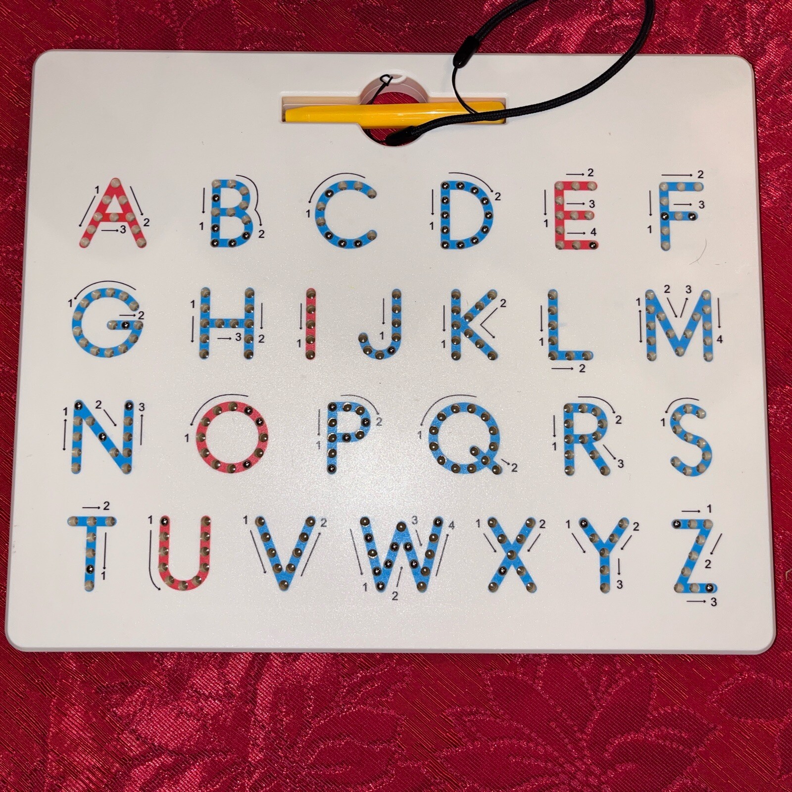 Double Sided Letter Tracing Board 2 in 1 Alphabet Upper An