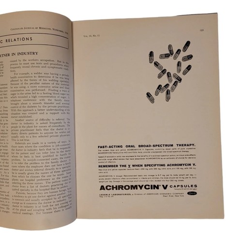Vtg Cincinnati Journal of Medicine Vol 39 No 11 November 1958 EUC - Picture 12 of 23