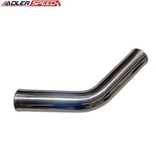 3.5" 3 1/2'' OD 45 Degree Aluminum Turbo Intercooler Mandrel Bend Pipe L=600MM