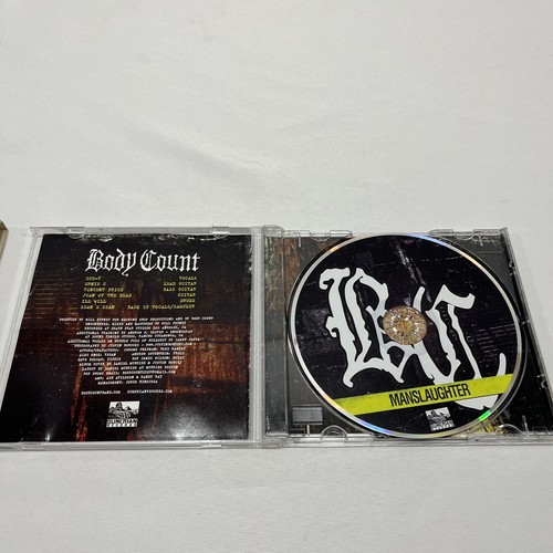 Body Count - Manslaughter (CD, 2014) Rare With Slipcover Rap Metal Ice-T - Imagen 3 de 4