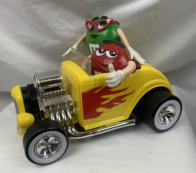 M & Ms Candy Dispenser Hot Rod Red and Green M&Ms | eBay