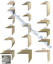 Treppenkante, Treppenkantenprofil, Treppenprofil •80-200cm •Bronze hell