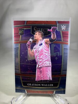 Grayson Waller 2022 Panini Select WWE NXT Concourse RED & BLUE RC #78 SP