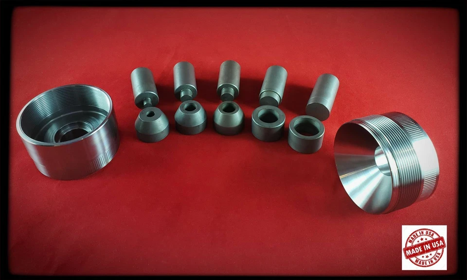 BIG Self Centering Coin Ring Punch Set, No Spacers 1/4" 3/8" 1/2" 5/8" 3/4" - Image 3 of 3