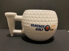 Vantage Golf Senior PGA Tour Championship Golf Ball Tee Mug Cup