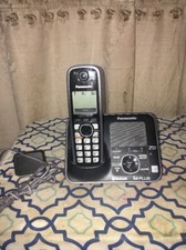 PANASONIC KX-TG7621B Bluetooth Cordless Phone Answering W/1 Handset KX-TGA410B.