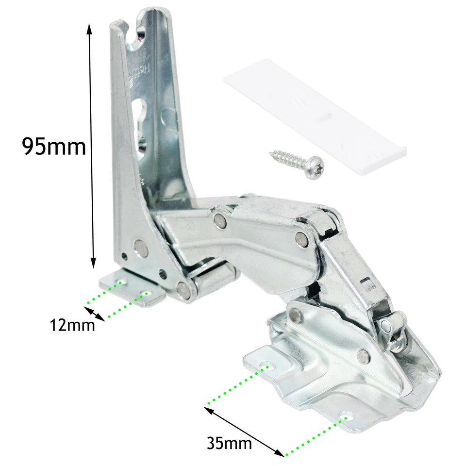 Par de bisagras de puerta de refrigerador refrigerador NEFF juego de piezas de repuesto genuinas Foto 3 de 4