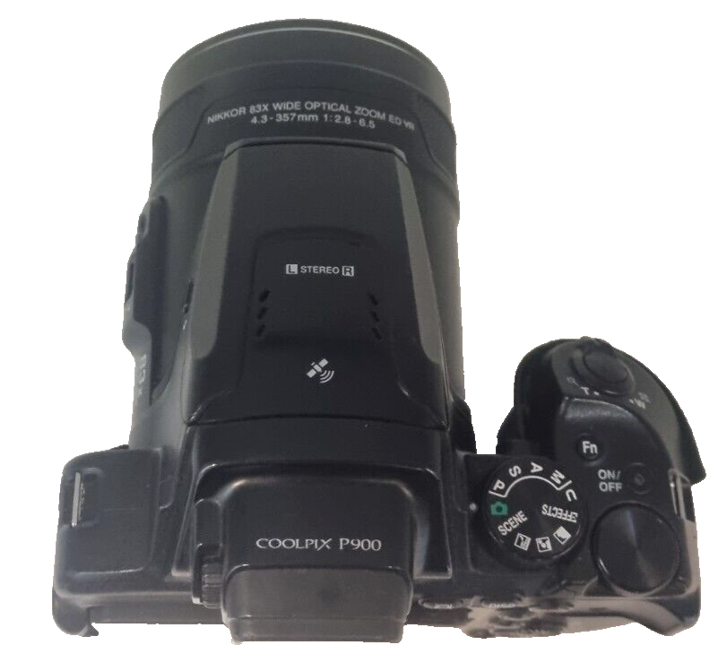Nikon Coolpix P900 16.0MP Digital Camera Black *Lens Error* (W32