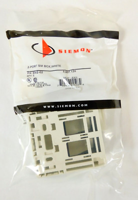 MX-SM2-02 Siemon Surface Mount Box MX-SM Fit - NEW