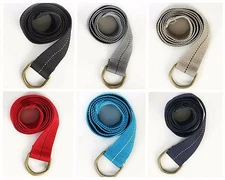 Military Canvas Web Belt Kids Boys Girls Adjustable School Uniform 35"-42" New 