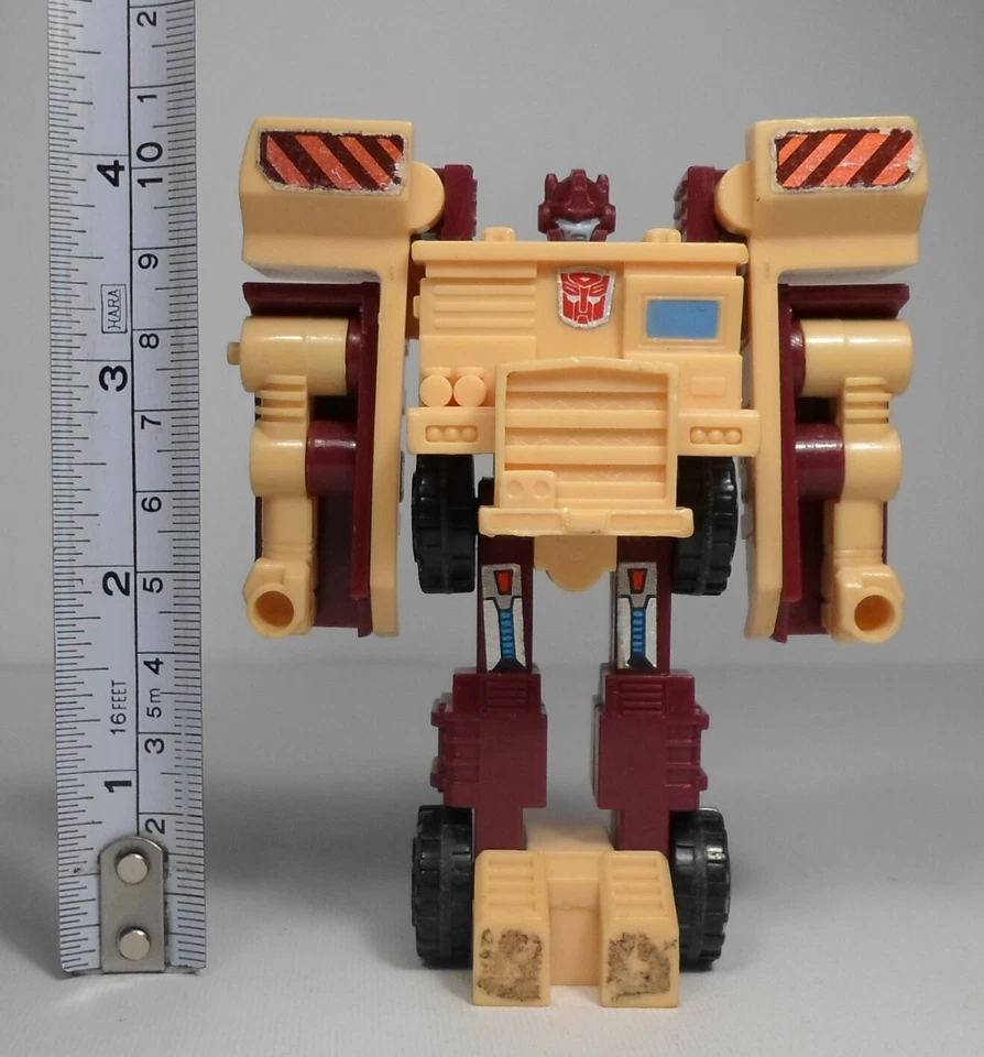 HASBRO 1988 TRANSFORMERS G1 TARGETMASTERS AUTOBOT LANDFILL ROBOT ACTION FIGURE - Image 3 of 4