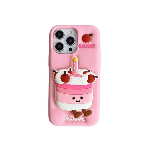 3D Cute Animal Cartoon Silicone Case for iPhone 678-11 12 13 14 15 16 Pro Max 17 - Picture 57 of 72