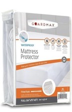 Guardmax FULL Mattress Protector Cover Waterproof, Fitted, Hypoallergenic and
