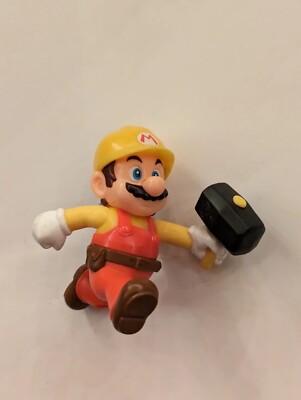 Nintendo BK Kids Meal Toy Super Mario Maker 2 Missing Base Loose VGC! 