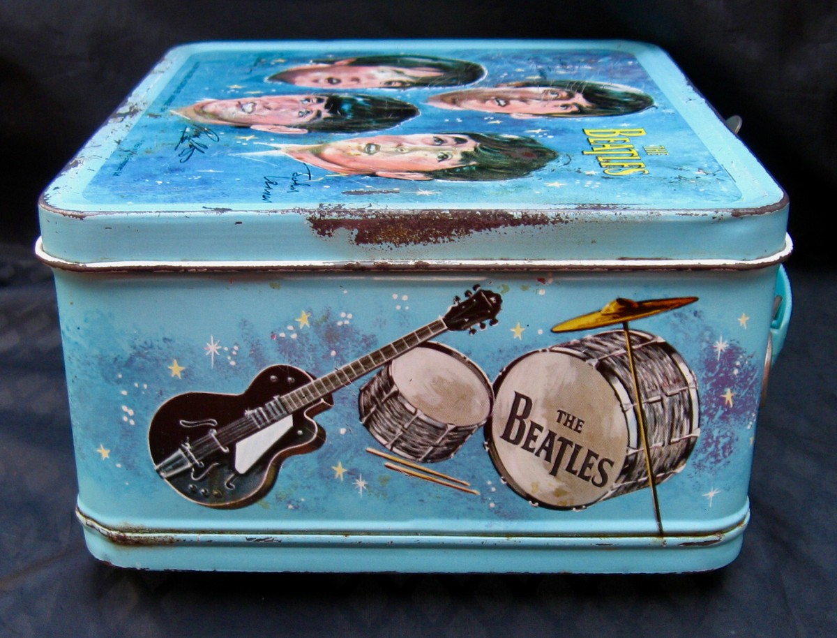 Vintage BEATLES Lunchbox - Fab Four - R-8 Rarity (1966) C-7 Nice