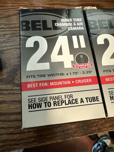 Bell Bicycle Inner Tube Standard Valve 24" X 1.75"-2.25" Tire Mountain Cruiser - Picture 2 of 4