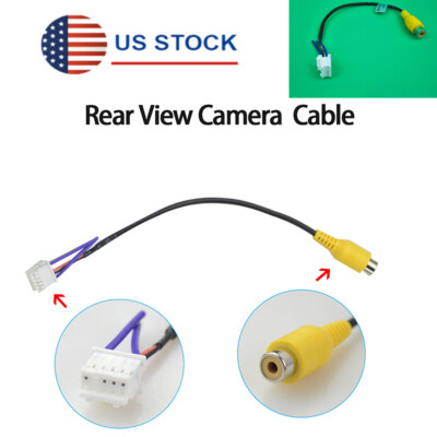 RCA Reversing Rear View Cable Adaptor For Android Car Radio Stereo Connector USA