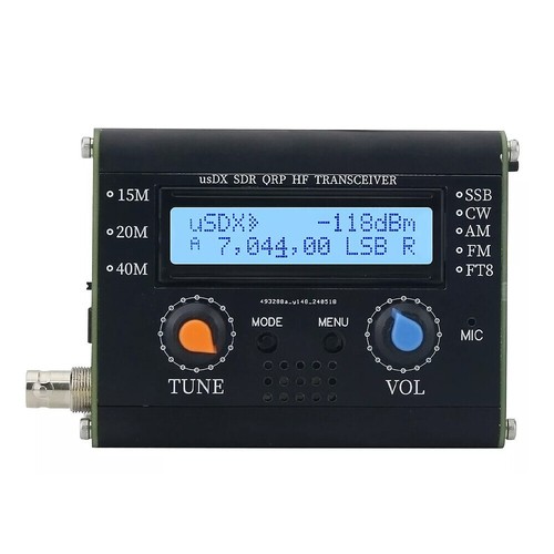 5W usDX SDR QRP HF Transceiver QCX-SSB do SSB 3-pasmowy tryb all mode z mikrofonem ręcznym - Zdjęcie 9 z 12
