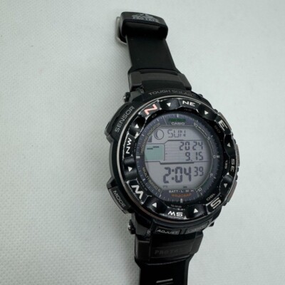 USED Excellent] Casio Pro Trek PRW-2500 Tough Solar Watch With Box