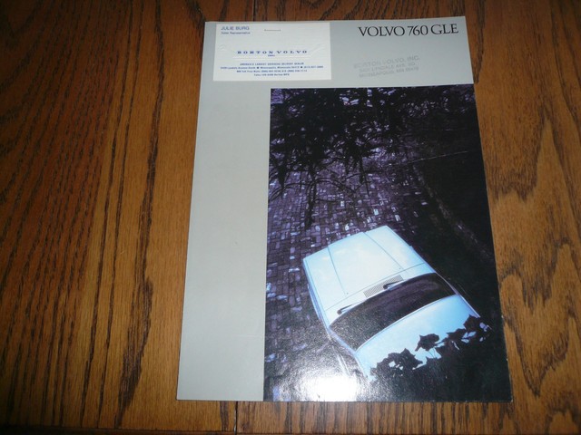 Volvo 760 brochure