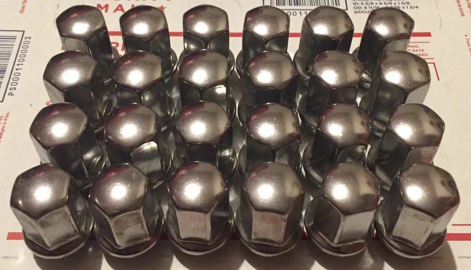 GMC Acadia Chevy Traverse Buick Enclave Outlook Acero Inoxidable 14x1.5 NTO Tuercas Foto 2 de 4