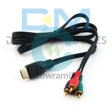 HDMI Male to 3 RCA Video Audio AV Connection Cable Adapter For HDTV DVD 1080P