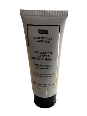 B Pure Collagen Gentle Cream Cleanser W/ Macadamia & Jojoba Oils: 4 Floz/120ml