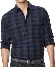 NWT Theory Plaid Regular Fit Sport Shirt Size XL