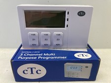CTC EZIPROG 3 EP3 3 CHANNEL 7 DAY DIGITAL CENTRAL HEATING TIMER TWO CHANNEL