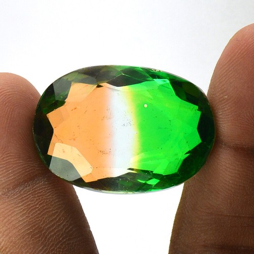 79.40 Ct Lovely Multi-Color Tourmaline Oval Cut Shape Loose Gemstone - Picture 3 of 4