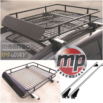 Lockable Aluminium M-PROFILE Roof Rack Rail Bars for Mitsubishi Outlander PHEV