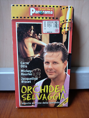 VHS Wilde Orchidee 1989 Mickey Rourke Carré Otis Jacqueline Bisset Panorama