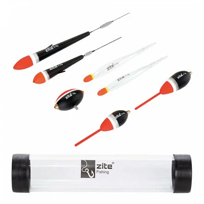 Forellen Posen Sortiment Posenset 7-teilig Angelposen Posenrohr Zite Fishing