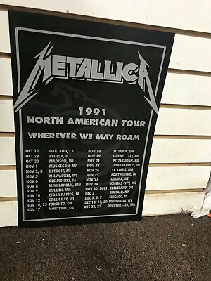 Metallica concert dates