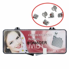 1 Pack Orthodontics Dental Brackets Braces MBT Standard 0.22 with 345 hooks