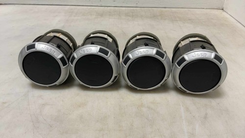 Jeep JK JKU Wrangler OEM Set 4 Silver Trim Heater Dash AC Vents 2011-2017 135430