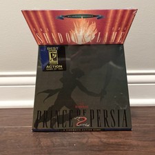 SEALED! 1993 Prince of Persia 2 Shadow Flame Broderbund Trapezoid Macintosh NEW image