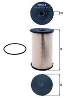NEU - Mahle KX220D Kraftstofffilter FüR Audi Seat Skoda VW