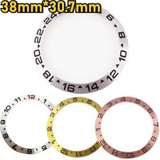 New 38mm*30.7mm Alloy Slope Watch Bezel Insert Ring For SUB GMT Men Watch