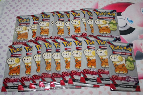 LOT OF 20 SCARLET AND VIOLET BASE Fun Pack 3 Card Packs SEALED! FREE SHIPPING